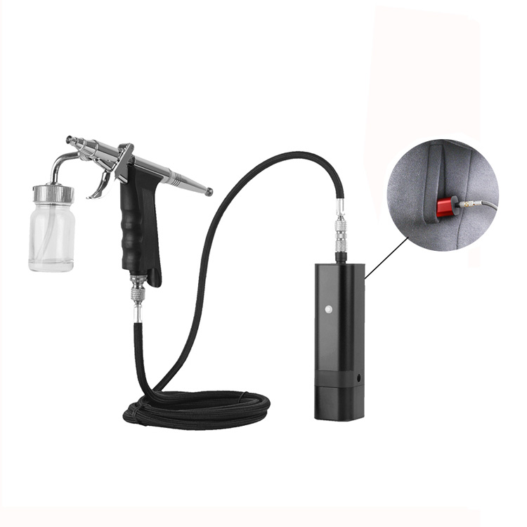 Auto Cordless Airbrush Make Up Kit med Side Feed Cup