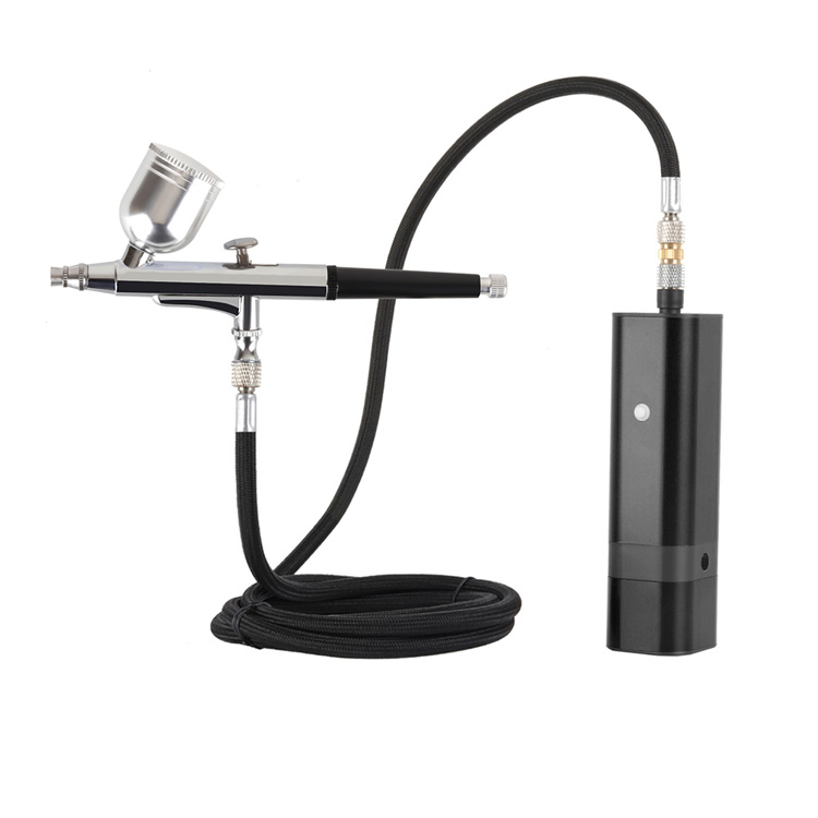 Højtryks Airbrush Kit Cup Udskiftelig spraypistol Trådløs